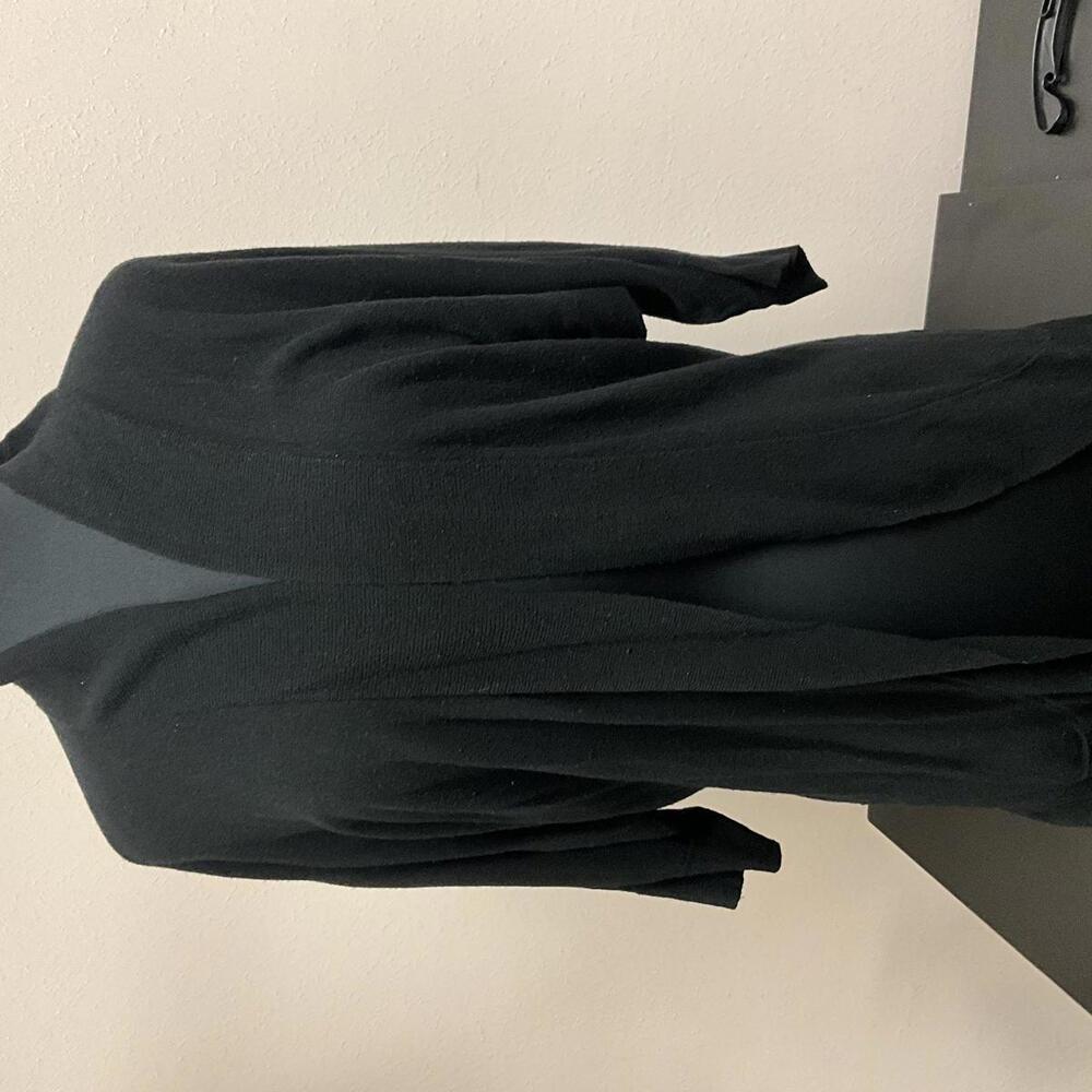 Black Dolman Sleeve Lightweight Cardigan Sweater XXL